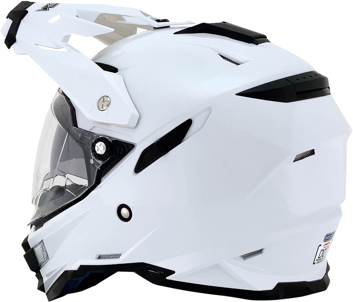 AFX FX-41DS Motorcycle Helmet - Pearl White - XL 0110-3752