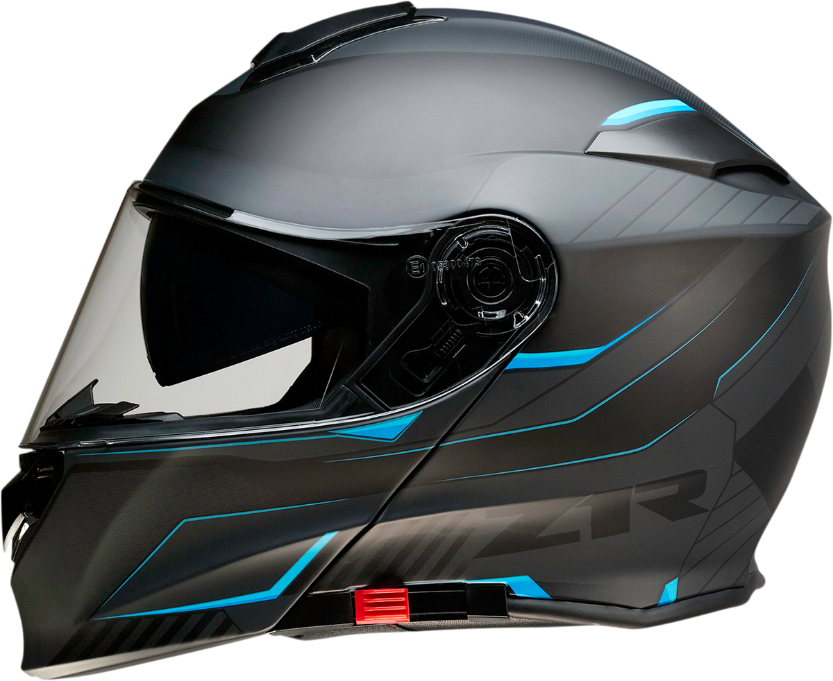 Z1R Solaris Motorcycle Helmet - Scythe - Black/Blue - XS 0100-2016