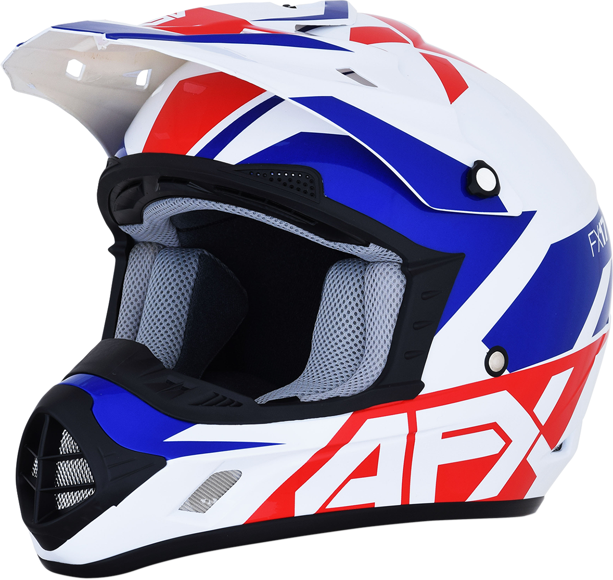 AFX FX-17 Motorcycle Helmet - Aced - Red/White/Blue - Small 0110-6479