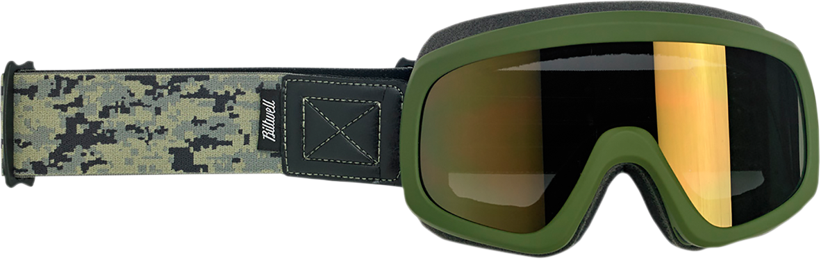 BILTWELL Overland 2.0 Goggles - Grunt - Olive Camo 2111-6003-008