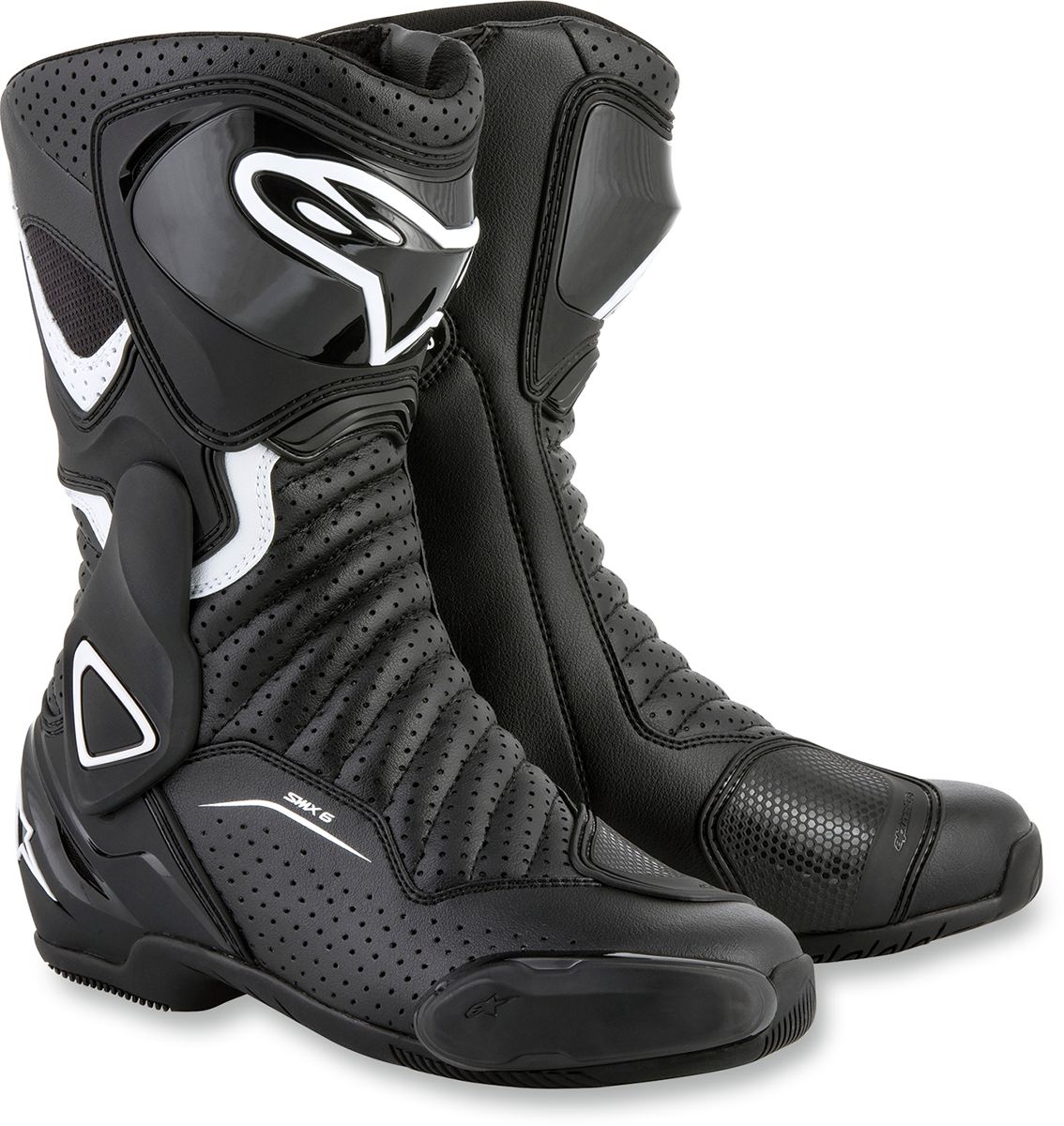 ALPINESTARS Women SMX-6 v2 Vented Boots - Black/White - US 8 / EU 39 2223117-122-39