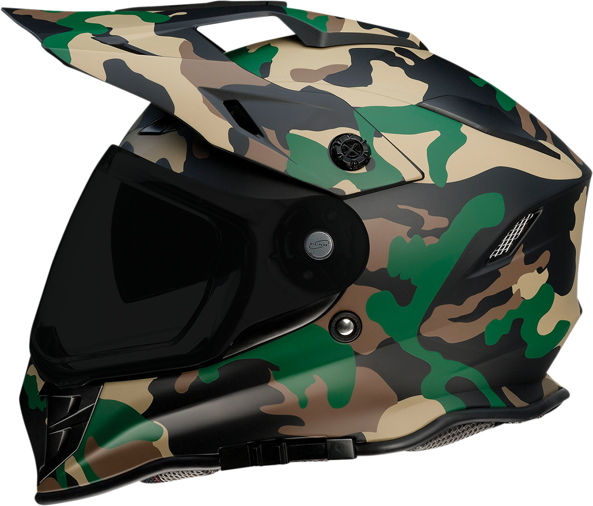 Z1R Range Motorcycle Helmet - Camo - Woodland - Small 0140-0082