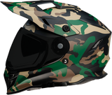 Z1R Range Motorcycle Helmet - Camo - Woodland - Small 0140-0082