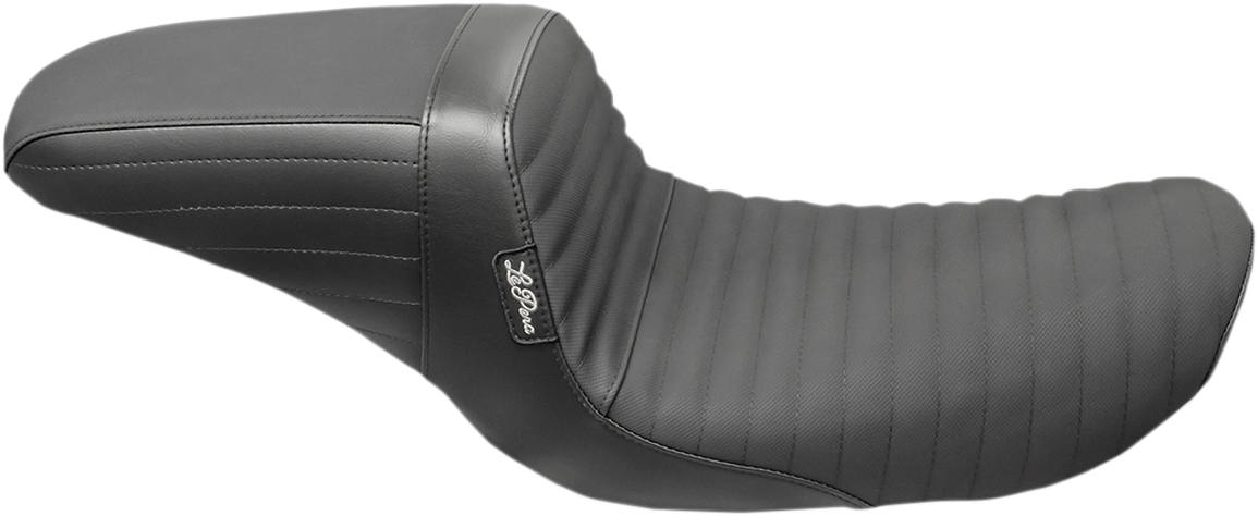 LE PERA Kickflip Seat - Pleated w/ Gripp Tape - Black - FXD '96-'03 LN-591PTGP