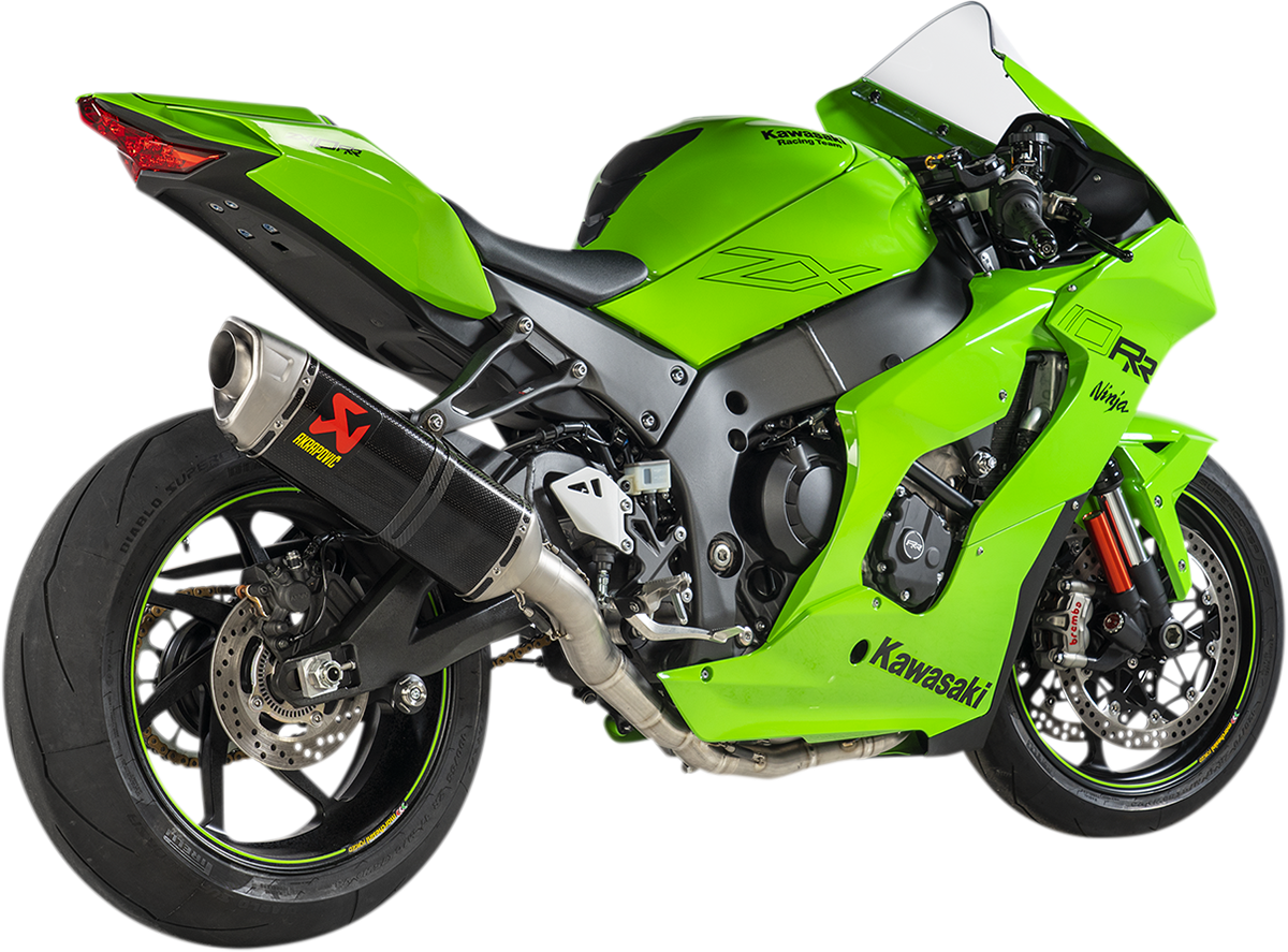 Akrapovic Exhaust Kawasaki ZX10R 2021-2025 Evolution Full System in Carbon Fiber S-K10E10-RC