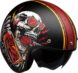 Z1R Saturn Motorcycle Helmet - Devil Made Me - Black/Red - Small 0104-2817