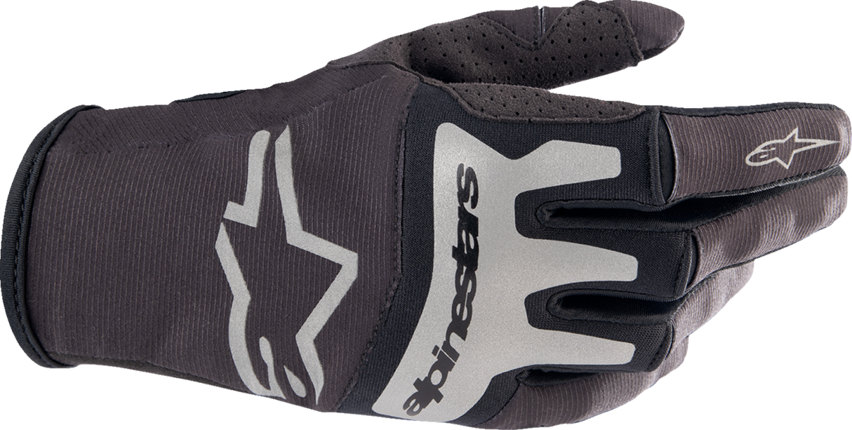 ALPINESTARS Techstar Gloves - Black/Brushed Silver - XL 3561023-1419-XL