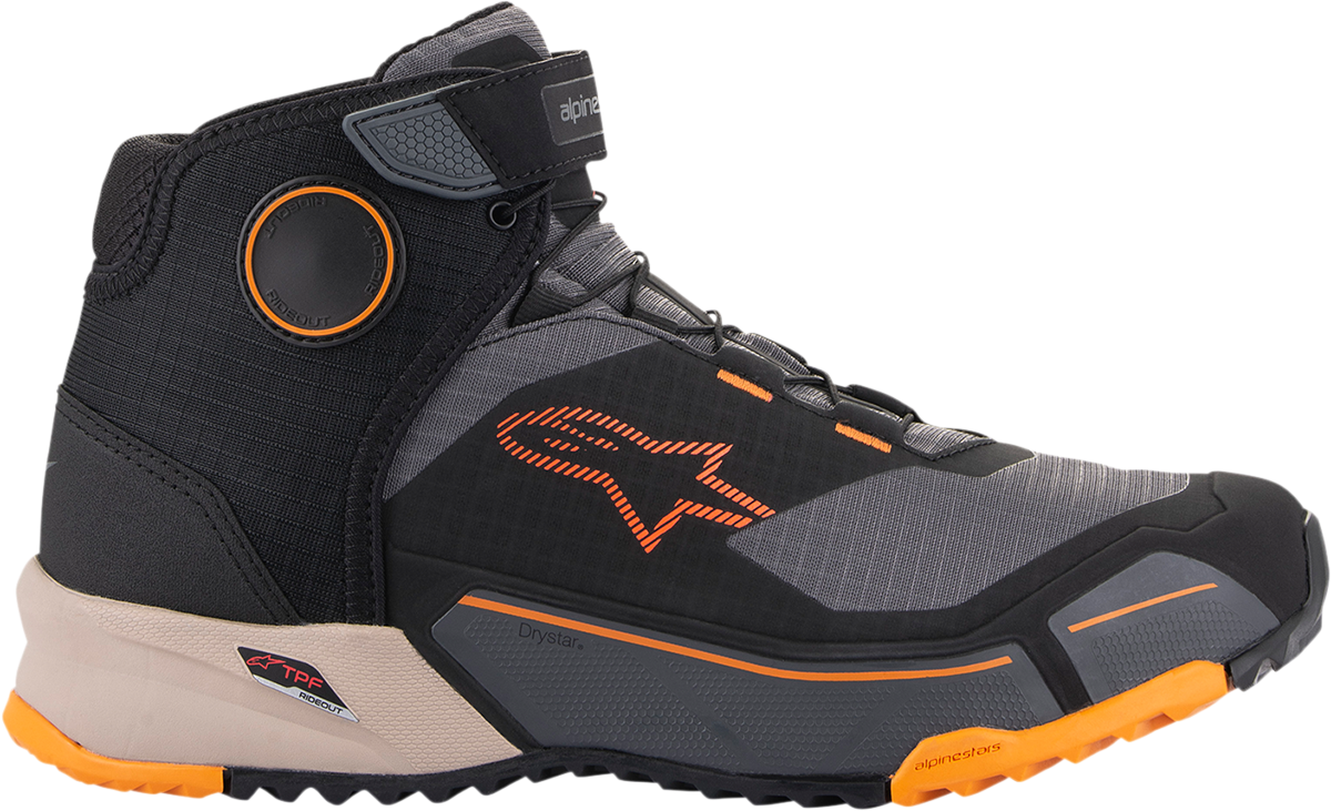 ALPINESTARS CR-X Drystar® Shoes - Black/Brown/Orange - US 11.5 26118201284-115