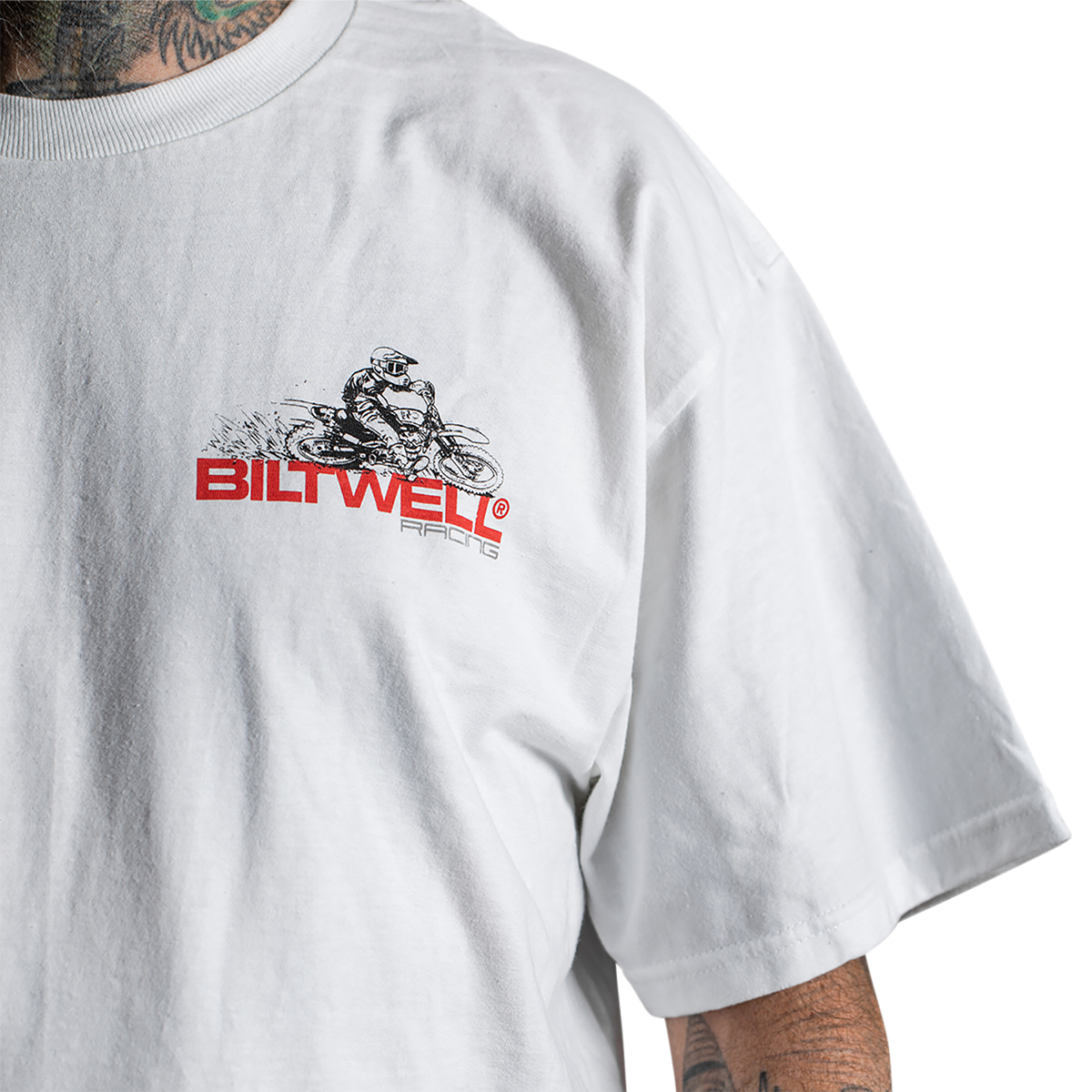 BILTWELL Spare Parts T-Shirt - White - 2XL 8101-054-006