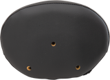 DRAG SPECIALTIES Backrest Pad - Oval - Double Diamond - Black 0822-0428