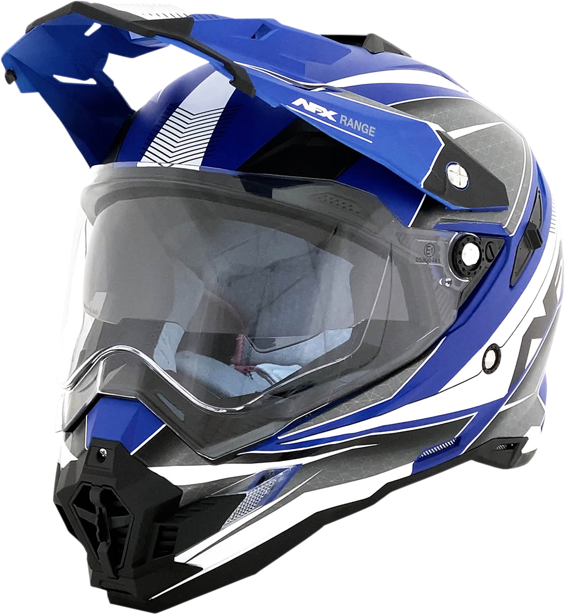 AFX FX-41 Motorcycle Helmet - Range - Matte Blue - Medium 0140-0072