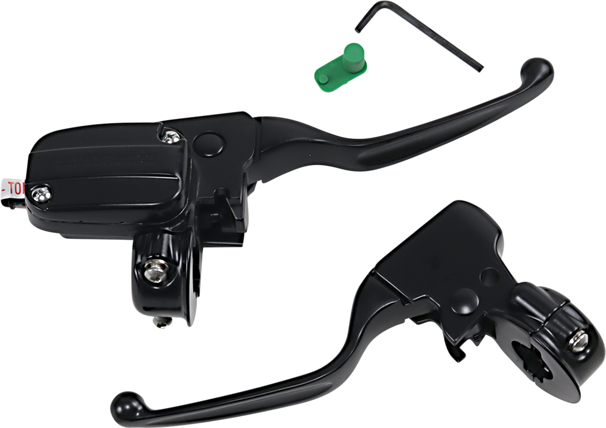 DRAG SPECIALTIES Handlebar Controls - 15 mm Master Cylinder - '08 - '13 FLT - Black YR APP F/FLHR S/B 08-16 H07-0780MB-A