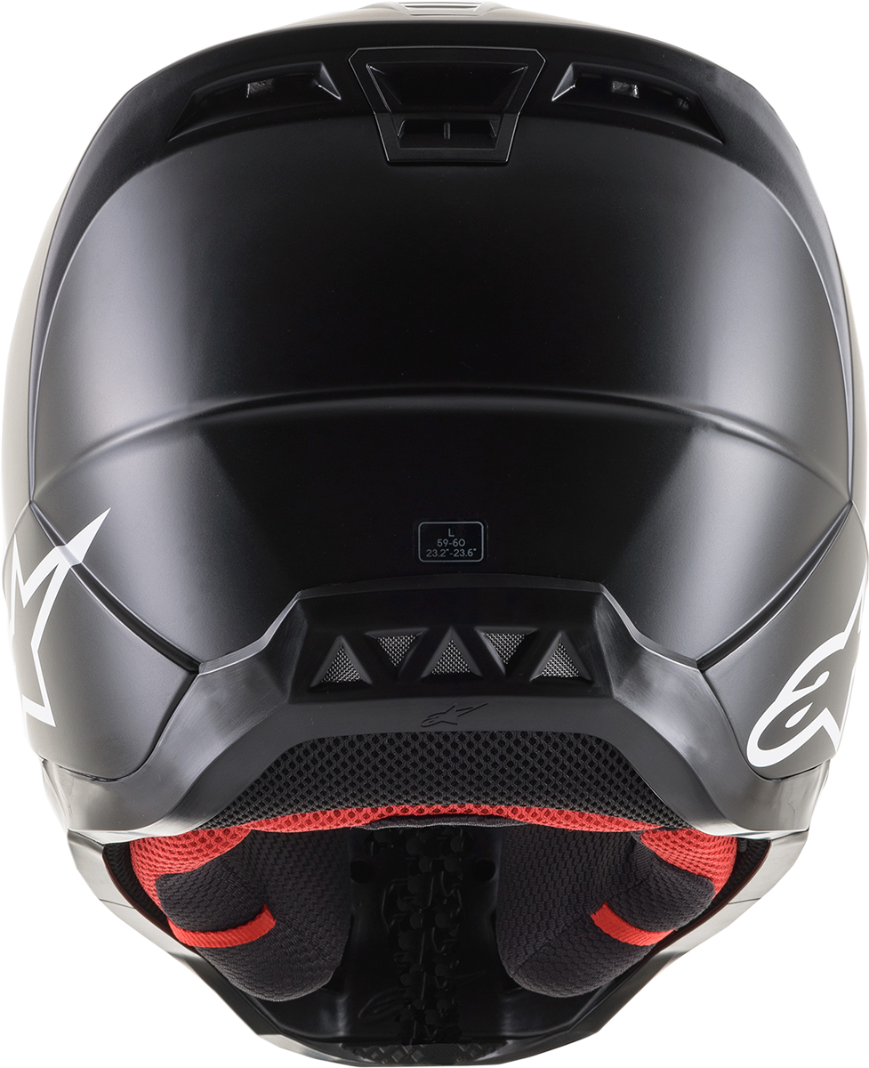 ALPINESTARS SM5 Motorcycle Helmet - Solid - Matte Black - Large 8303121-110-LG