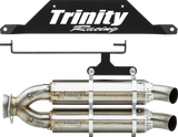 TRINITY RACING Slip-On Muffler - Stainless Steel TR-4182S