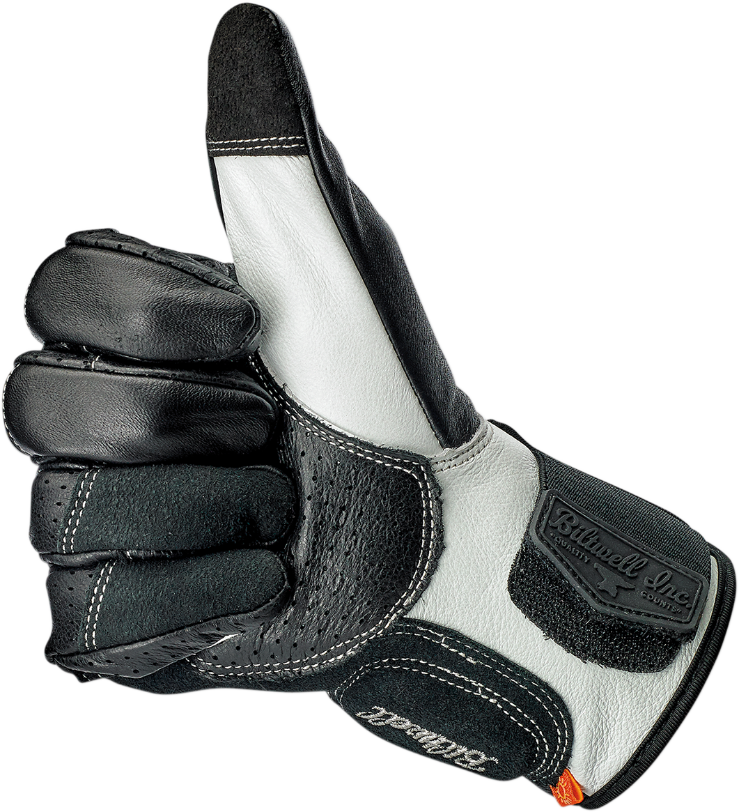 BILTWELL Borrego Gloves - Black/Cement - XS 1506-0104-301