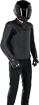 ALPINESTARS Faster v2 Leather Jacket - Black - US 40 / EU 50 3103521-1100-50