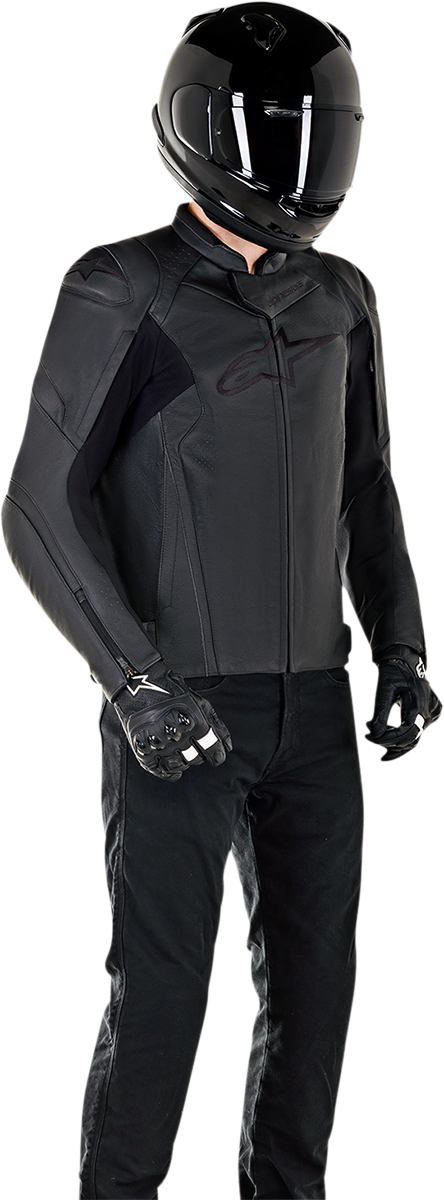 ALPINESTARS Faster v2 Leather Jacket - Black - US 50 / EU 60 3103521-1100-60