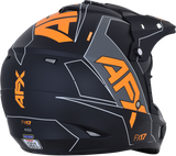 AFX FX-17 Motorcycle Helmet - Aced - Matte Black/Orange - Large 0110-6506