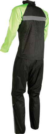 Z1R Women's 2-Piece Rainsuit - Black/Hi-Vis - Small 2853-0040