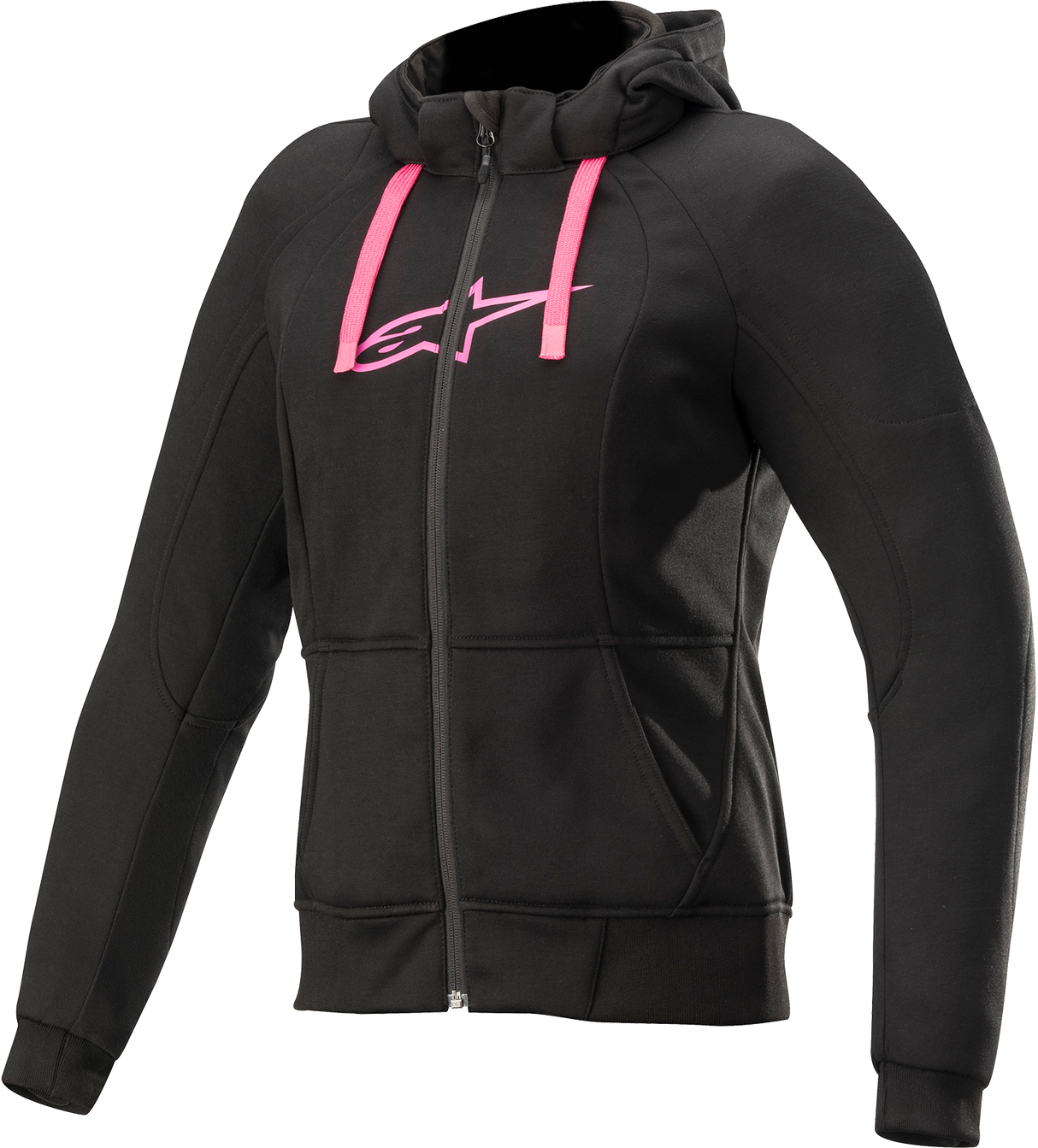 ALPINESTARS Women Sport Jacket/Hoodie - Black/Pink- 2XL 4210920-1039-2X