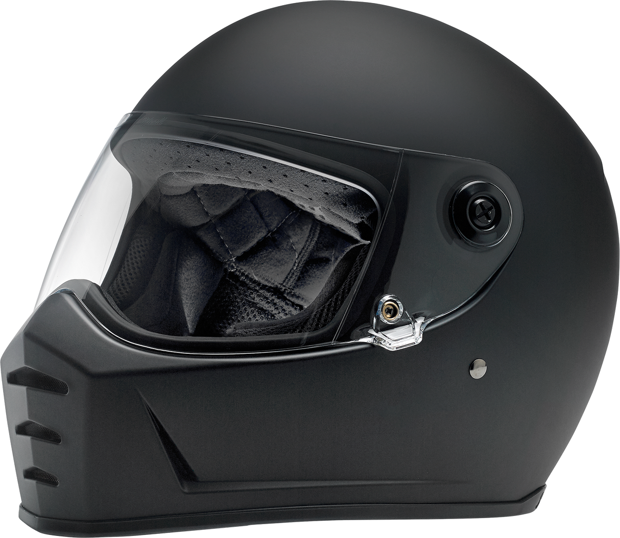 BILTWELL Lane Splitter Motorcycle Helmet - Flat Black - Medium 1004-201-103