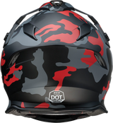 Z1R Range Motorcycle Helmet - Camo - Red - Small 0140-0094