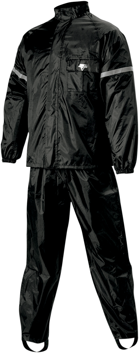 NELSON RIGG WP-8000 Weather Pro Rainsuit - Black - 3XL WP8000BLK06-3XL