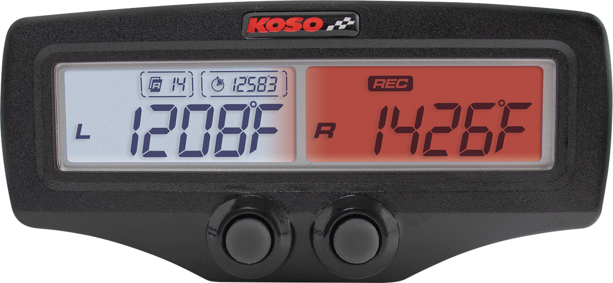 KOSO NORTH AMERICA EGT-02R Standard Dual Sensor Meter BA006010