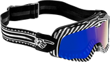 100% Barstow Goggles - Death Spray - Blue Mirror 50000-00002