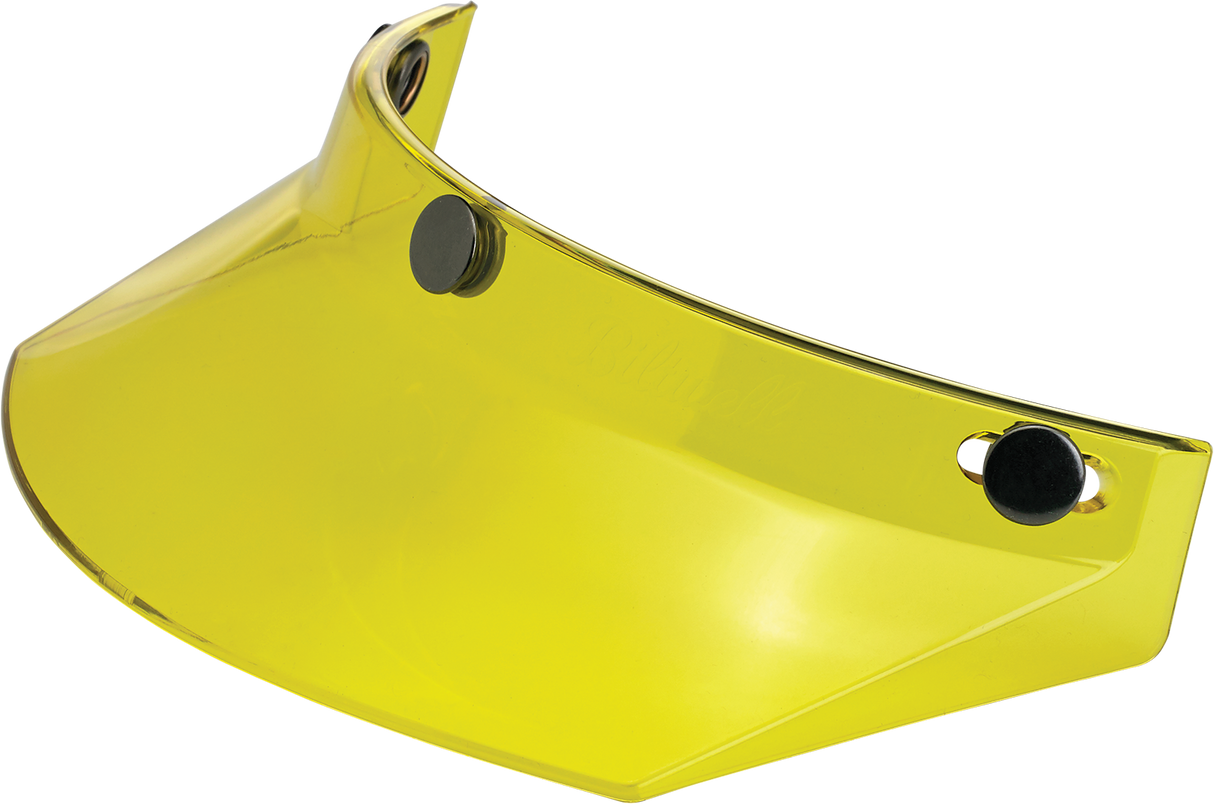 BILTWELL Moto 3-Snap Visor - Yellow 2002-103