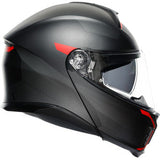 AGV Tourmodular Motorcycle Helmet - Frequency - Matte Gunmetal/Red - XL 211251F2OY00515