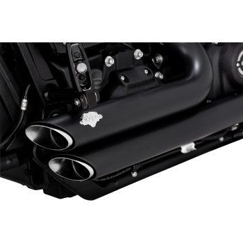 VANCE & HINES Shortshots Staggered Exhaust System - Matte Black 2018-2022 47333-22 1800-2727