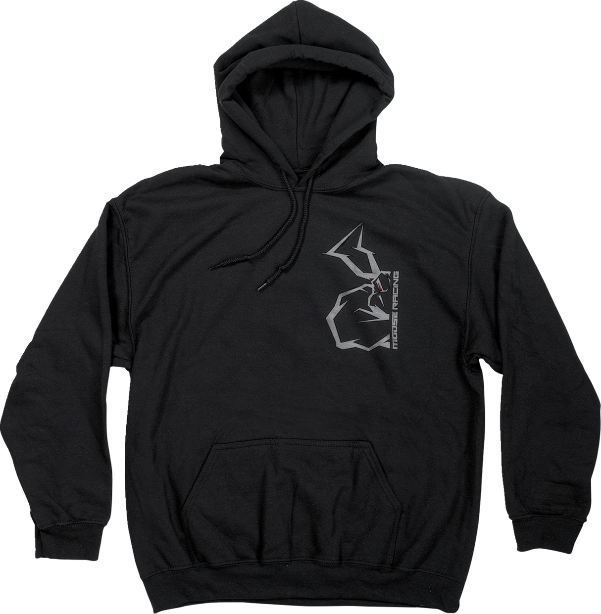 MOOSE RACING Half Agroid Hoodie - Black - Large 3050-6354