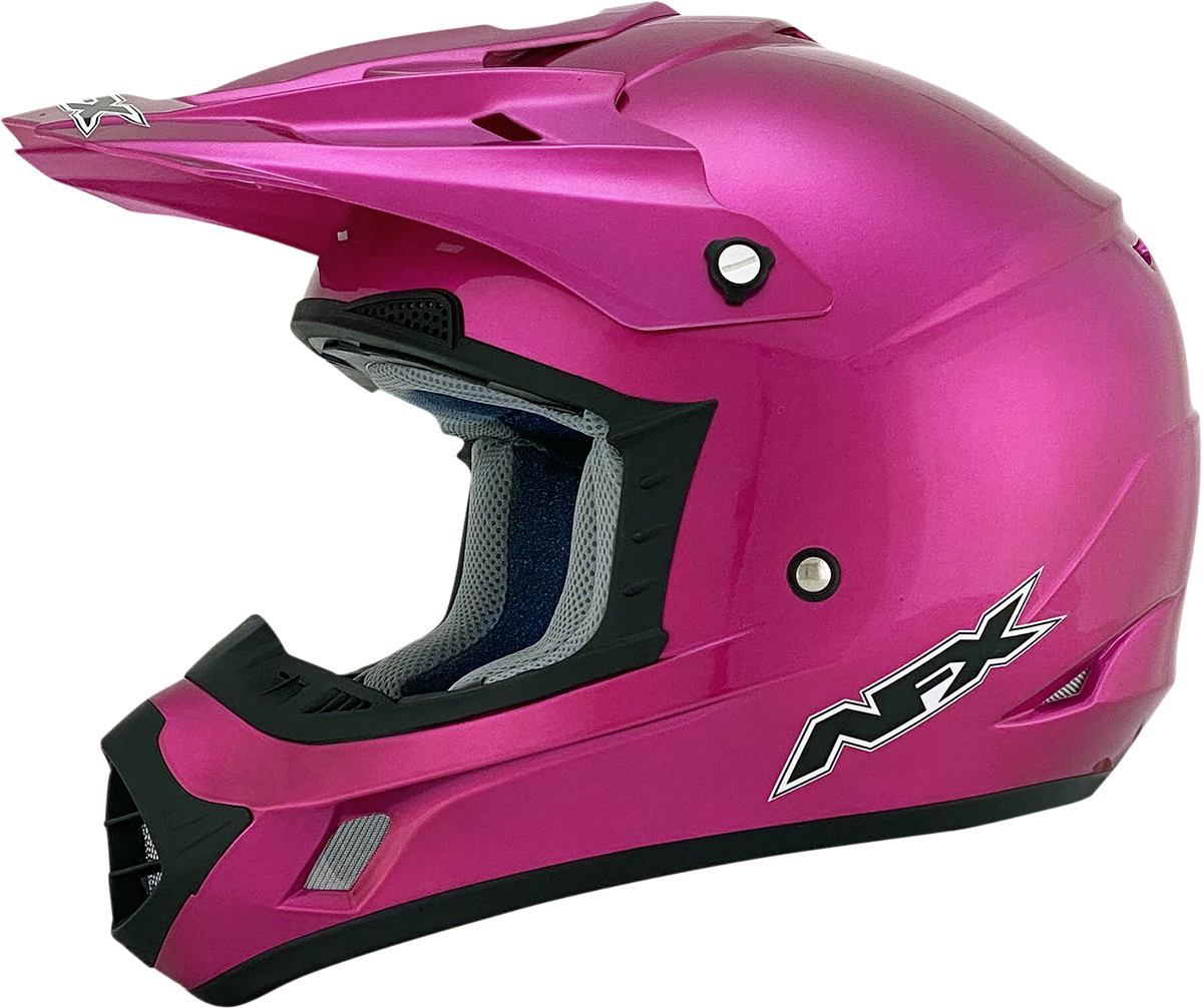 AFX FX-17Y Motorcycle Helmet - Fuchsia - Medium 0111-0947