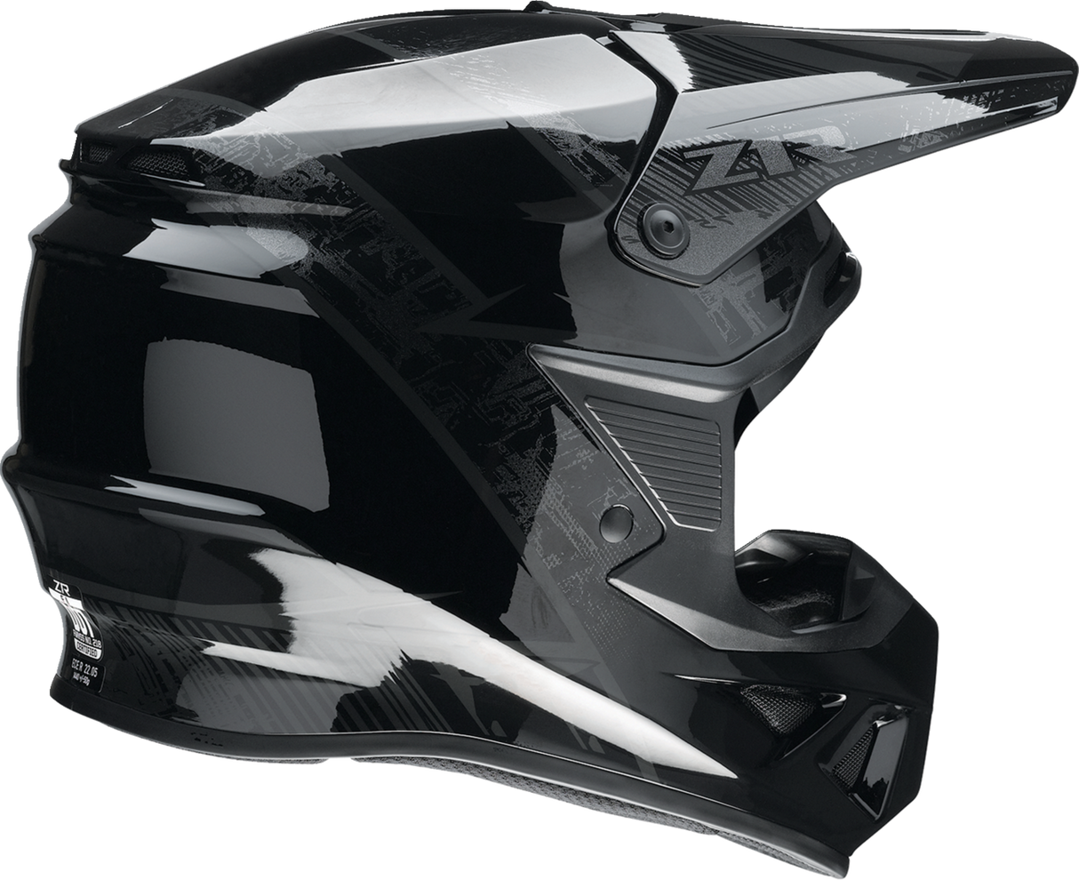 Z1R F.I. Motorcycle Helmet - Fractal - MIPS - Stealth - Small 0110-7795