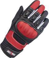 BILTWELL Bridgeport Gloves - Red - Large 1509-0801-304