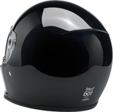 BILTWELL Lane Splitter Motorcycle Helmet - Gloss Black - Large 1004-101-104