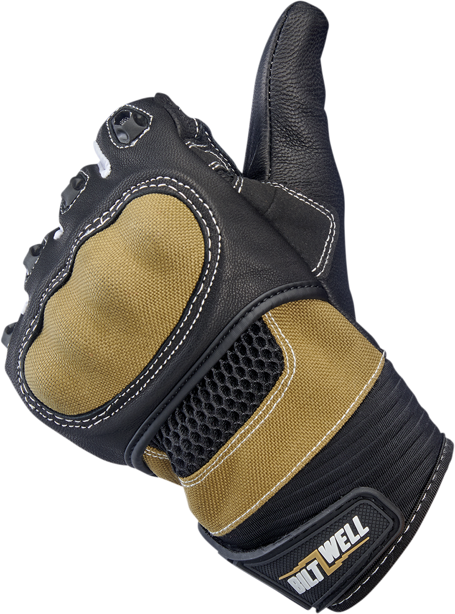 BILTWELL Bridgeport Gloves - Tan - Large 1509-0901-304