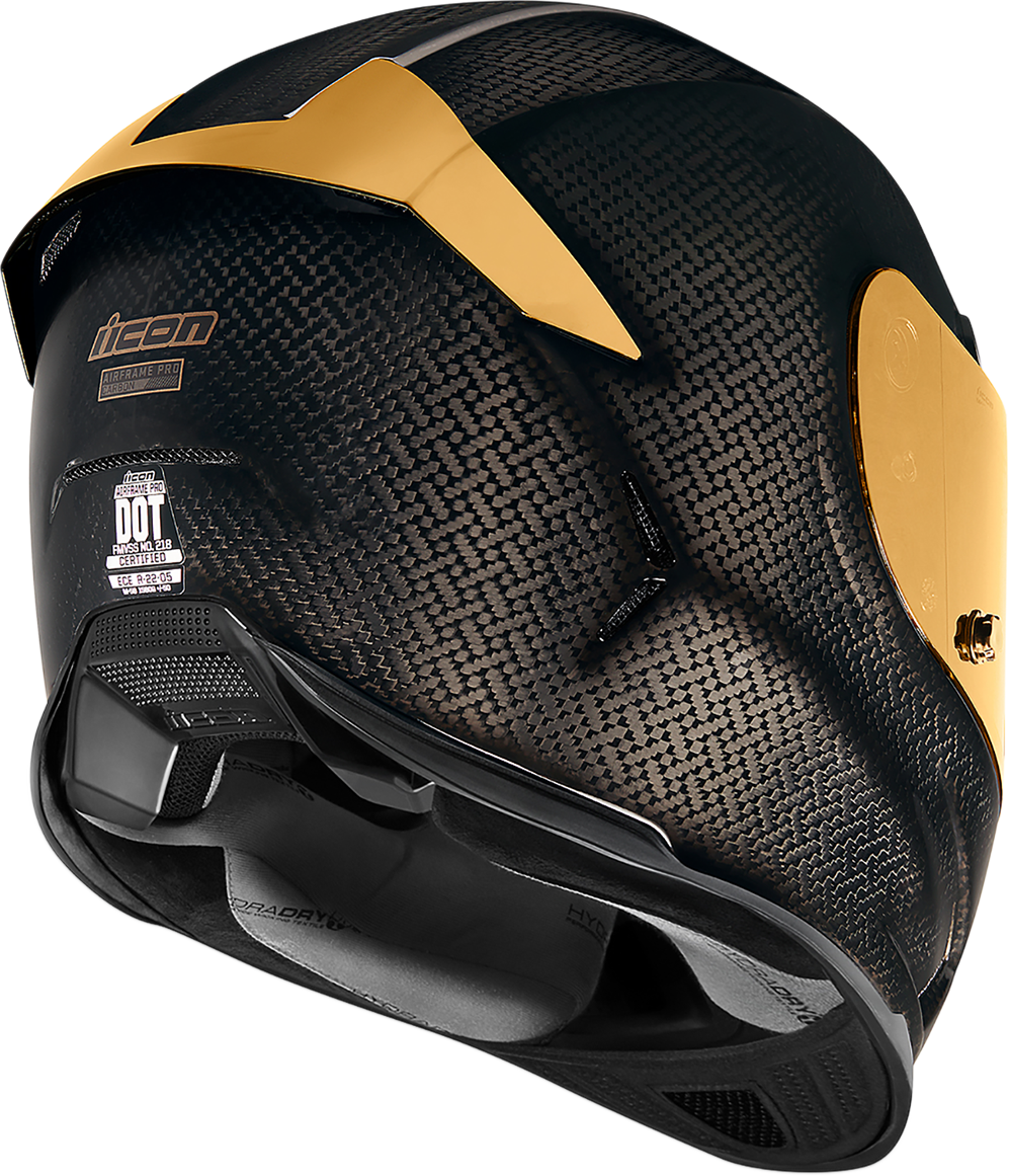 ICON Airframe Pro™ Motorcycle Helmet - Carbon - Gold - Small 0101-13243