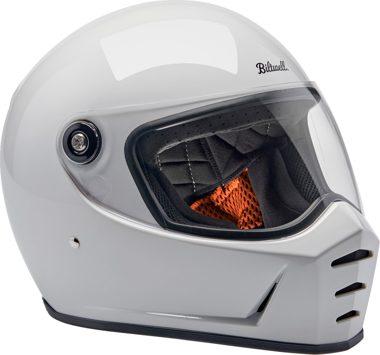 BILTWELL Lane Splitter Helmet - Gloss White - XS 1004-104-501