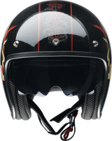 Z1R Saturn Motorcycle Helmet - Devilish - Gloss Black/Red - Small 0104-2877