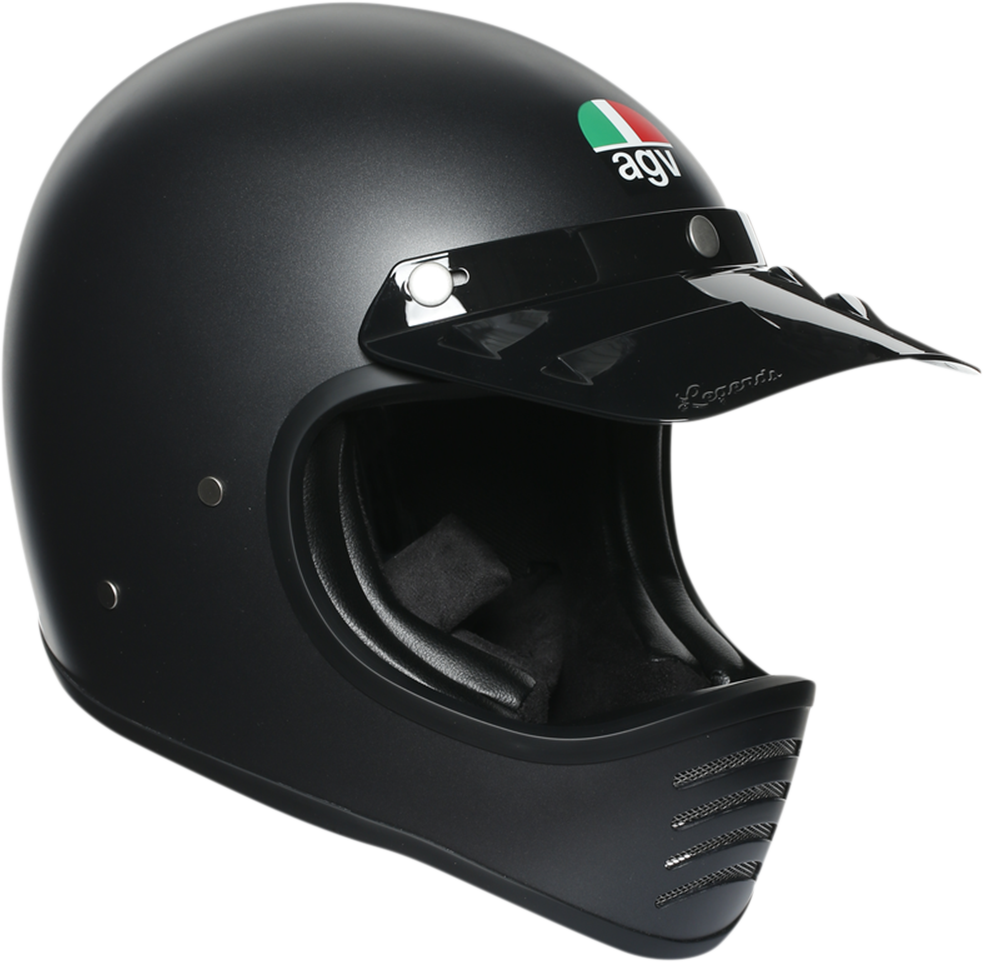 AGV X101 Motorcycle Helmet - Matte Black - Small 20770154N000110