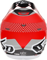 6D ATR-2 Motorcycle Helmet - Fusion - Red - Medium 12-2936