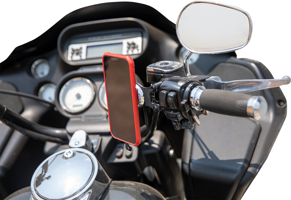 KLOCK WERKS Handlebar Mount - iOmount™ - Chrome KWD-01-0605-C