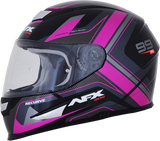 AFX FX-99 Motorcycle Helmet - Recurve - Black/Fuchsia - XS 0101-11101