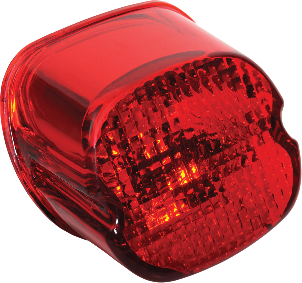 DRAG SPECIALTIES Taillight Lens - Bottom Tag Window - Red 12-0402D