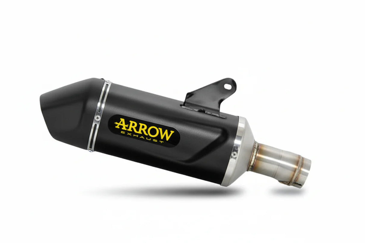 ARROW MOTOGUZZI V100 MANDELLO / STELVIO E5+ 2025 INDY RACE EVO ALUMINIUM DARK EXHAUST - 77506akn