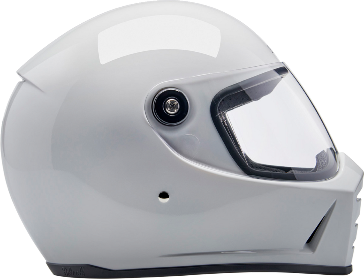 BILTWELL Lane Splitter Motorcycle Helmet - Gloss White - Medium 1004-104-503