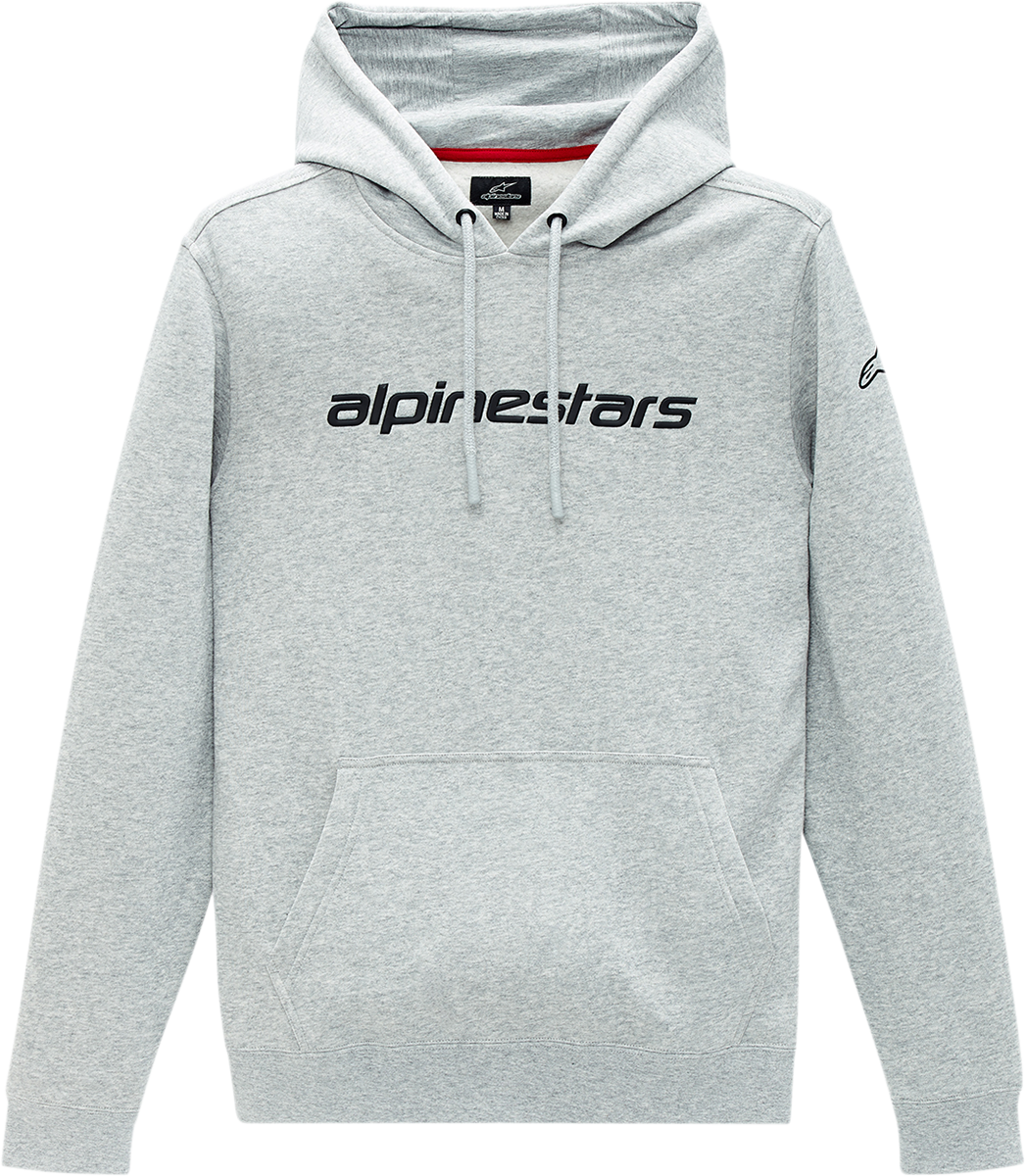 ALPINESTARS Linear Hoodie - Heather Gray/Black - Large 1213516701026L