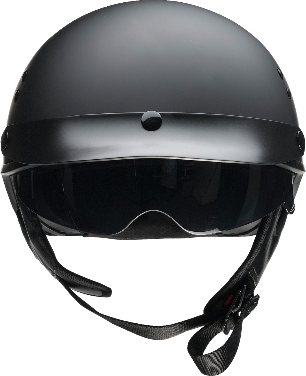 Z1R Vagrant NC Motorcycle Helmet - Flat Black - XS 0103-1372